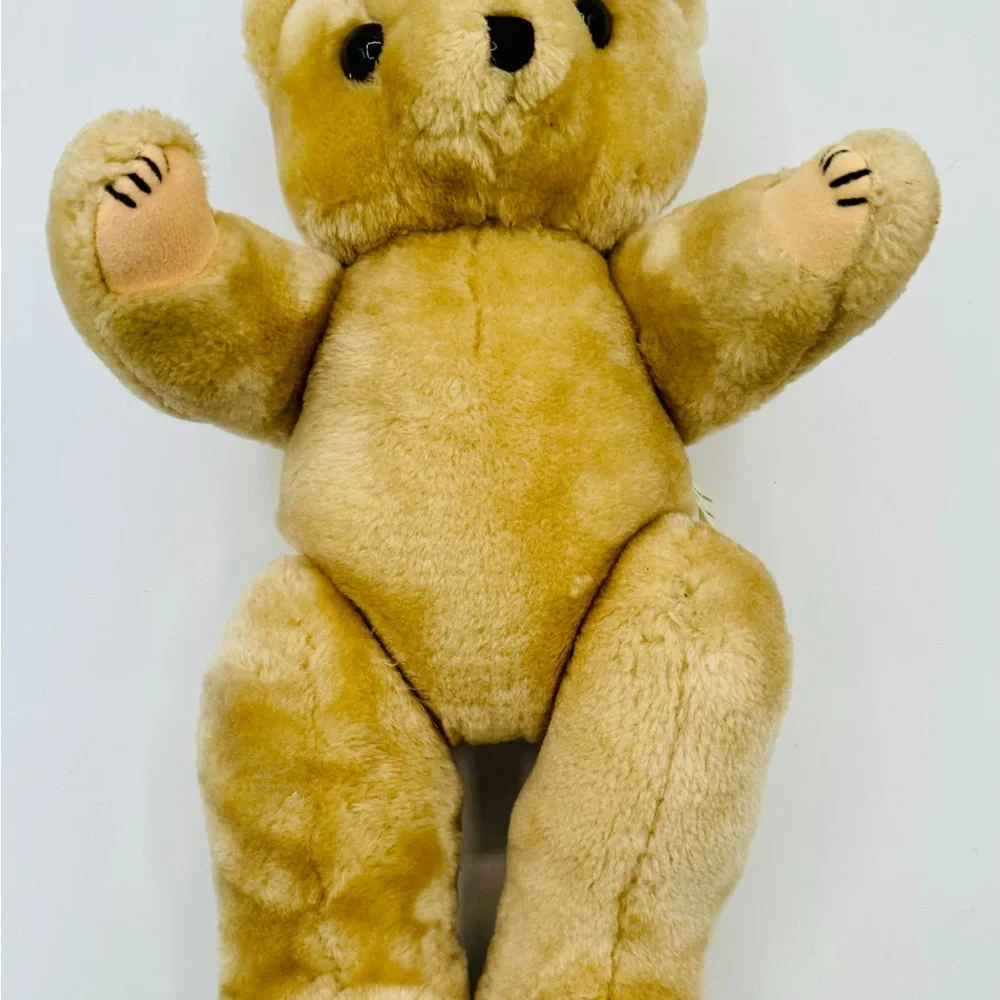 Midwest Importers‎ of Cannon Falls Teddy Bear Plush Tan Poseable 16” Vintage